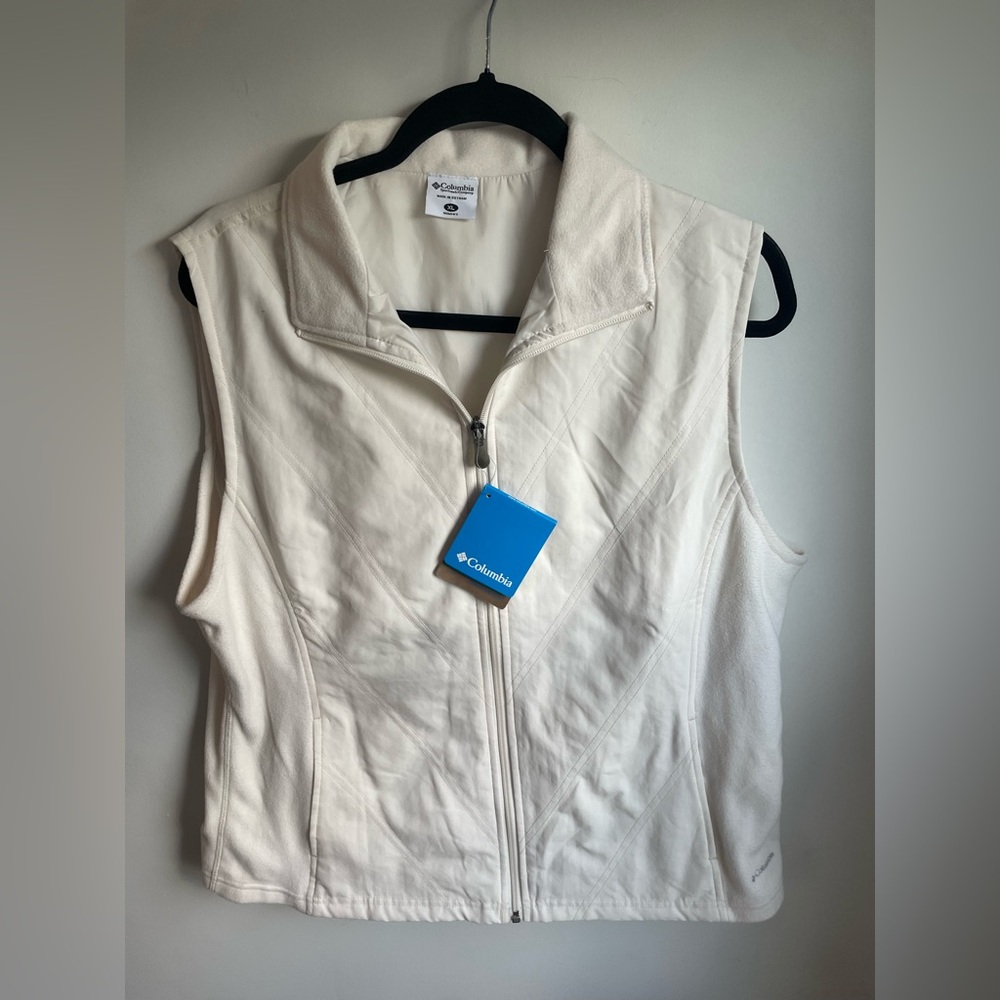 Columbia NWT Women’s White Cream Catalina Crest XL Vest